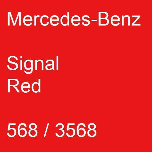 Mercedes-Benz, Signal Red, 568 / 3568.